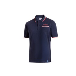 Sparco Polo tričko Martini Racing s náprsným vreckom, farba modrá