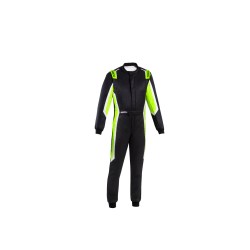 Závodná kombinéza Sparco SPRINT MY2025, s homologáciou FIA + SFI, farba čierno-zelená