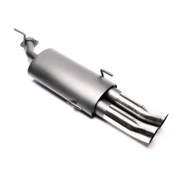 TA Technix športový výfuk - Opel Vectra B sedan / kombi (95-02) 1.6 16V / 1.8 16V / 2.0 16V, 2x 76 mm DTM zahnutá nerezová koncovka bez uzáverom