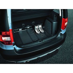 Škoda Yeti - gumový koberec do kufra (pre vozidlá bez medzipodlahy)