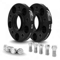 BMW série 3 COUPÉ (E46) 5x120 72,5mm (04/1999-07/2006) - Rozširovacie podložky pod kolesá presadené ČIERNE