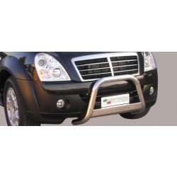 SsangYong Rexton II - Nerezový predný ochranný rám 63mm