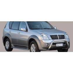 SsangYong Rexton II - Nerezový predný ochranný rám 76mm