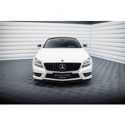 Maxton Design splitter pod originálny predný nárazník Mercedes-Benz CLS (C218) AMG-line (2011-2014)