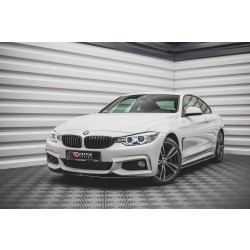 BMW rad 4 F32/F33/F36 M-Pack, spojler pod predný nárazník ver.2, Maxton design