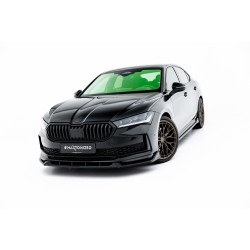 Škoda Superb IV Sportline, spojler pod predný nárazník v.2, Maxton Design
