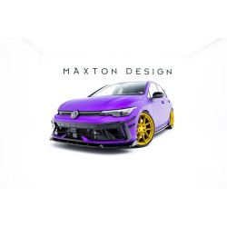 Volkswagen Golf R VIII Facelift, spojler pod predný nárazník v.3 s krídelkami, Maxton Design