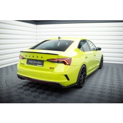 Škoda Octavia RS 4 bočné spojlery pod zadný nárazník V3 Maxton Design