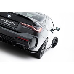 BMW rad 4 G22/G23 vrátane FACELIFT, bočné difúzory pod zadný nárazník ver.7, Maxton design