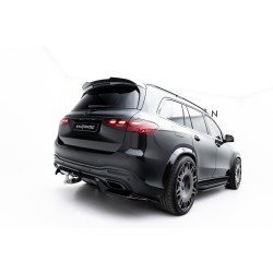 Mercedes-Benz GLS AMG-Line X167 Facelift, spojler pod zadný nárazník s rebrovaním, Maxton design