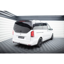 Mercedes Vito Extra Long W447, stredový spojler pod zadný nárazník s rebrovaním, Maxton design