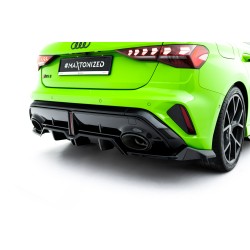 Audi RS3 8Y Facelift Sportback, spojler zadného nárazníka s rebrovaním, Maxton design