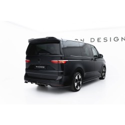 Volkswagen Multivan T7 LONG, stredový spojler pod zadný nárazník s rebrovaním, Maxton Design