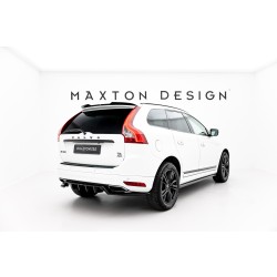 Volvo XC60 Mk1 Facelift, spojler pod zadný nárazník s rebrovaním, Maxton Design