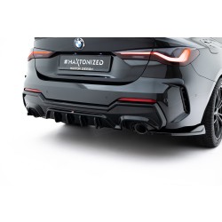 BMW radu 4 G22/G23 M-Packet vrátane FACELIFT, vložka zadného nárazníka, Maxton design