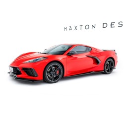 Chevrolet Corvette C8, difúzory pod bočné prahy, Maxton Design