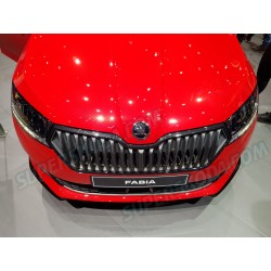 Škoda Fabia III facelift - predný podnárazník MONTE CARLO - Black magic