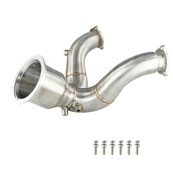 Nerezová downpipe pre Audi S4 B9 3.0 TFSI 2015+ verze s OPF