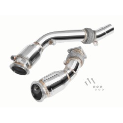 Nerezová downpipe pre BMW F80 M3 S55 USA