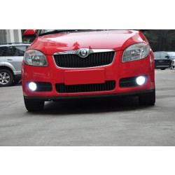 Škoda Roomster 07-09 - mega Power LED hmlovky s denným svietením