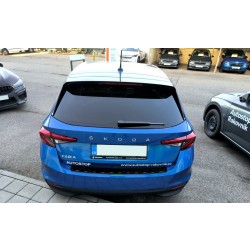 Škoda Fabia IV - ochranný panel zadného nárazníka - GLOSSY BLACK / ČIERNY LESK