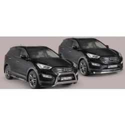 Hyundai Santa Fe III - Nerez bočné dizajnové nášľapy
