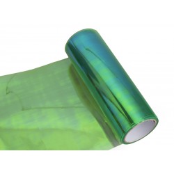 Fólie na svetla - chameleón zelená 100 x 30 cm