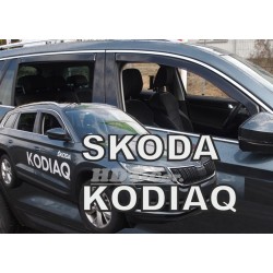 Predné a zadné plexi deflektory okien Škoda KodiaQ 5D 16R