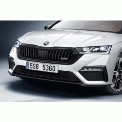 Škoda Octavia IV - rámček prednej masky RS perleťovo čierny lesk