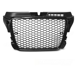 Audi A3 2008-2012 - Predná maska ČIERNA LESKLÁ s PDC