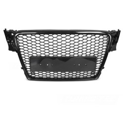 Audi A4 B8 2008-2011 - Predná maska ​​SPORT STYL čierna lesklá s PDC