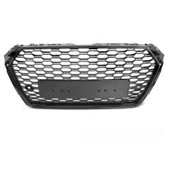 Audi A4 B9 2015-2019 - Predná maska ​​SPORT čierna lesklá s PDC