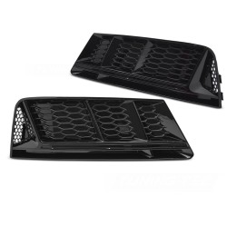 Audi A4 B9 2015-2019 - Rámčeky hmlovky ČIERNE LESKLÉ