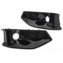 Audi A4 B9 2020-2024 - Rámčeky hmlovky ČIERNE LESKLÉ