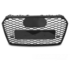 Audi A7 C7 4G 2014-2018 - Predná maska ​​ČIERNA LESKLÁ s PDC