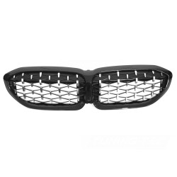 BMW G20/G21 2019-2022 - Predná maska ​​DIAMOND čierna s chrómom