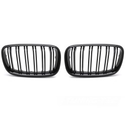 BMW X5 E70 2007-2013 - Predná maska ​​čierna lesklá double bar