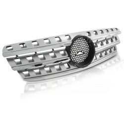 Mercedes W163 98-05 W164 AMG  - Predná maska STYLE CHROME SILVER