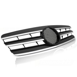 Mercedes W203 00-07 CL - Predná maska STYLE BLACK CHROME