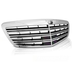 Mercedes W221 09-13 S65 AMG - Predná maska STYLE BLACK CHROME