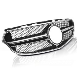 Mercedes W212 13-16 E63 AMG  - Predná maska STYLE BLACK CHROME