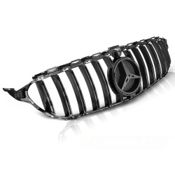 MERCEDES W205 14-18 GT-R STYL GLOSSY BLACK - predná maska