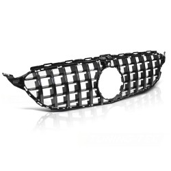 Mercedes W205 14-18 - Predná maska SPORT GLOSSY BLACK