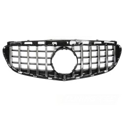 Mercedes triedy E W212/S212 2013-2016 - Predná maska ​​čierna s chrómom