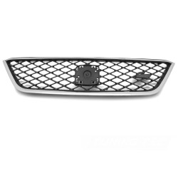 Seat Ibiza 2012-2017 - Predná maska ​​SPORT STYLE silver black