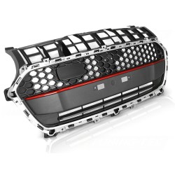 SUZUKI SWIFT VI 17- CHROM RED LINE SPORT STYL - predná maska