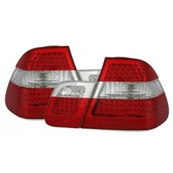 BMW E46 LIM Zadné svetlá LED prevedenie Červeno / Chróm