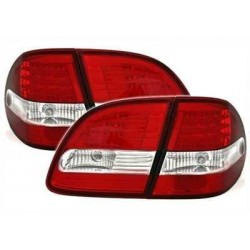 MERCEDES E W211 - Zadné svetlá Ledkové - Červené