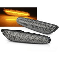 BMW E46 2001 - 2005 SEDAN / KOMBI - LED dynamické blikače čierno biele