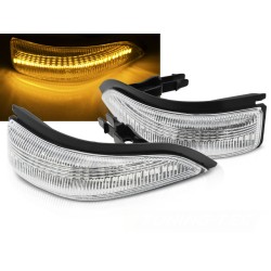 TOYOTA YARIS III 11-19 - LED Dynamické blikače do zrkadiel - číre